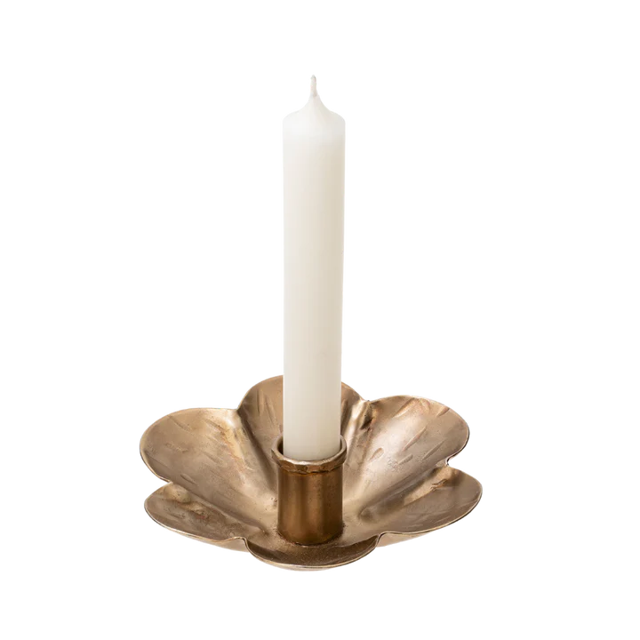 Forged Flower Candle Holder