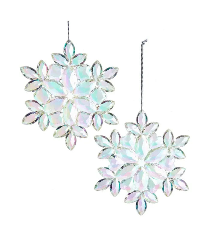Iridescent Snowflake Ornament