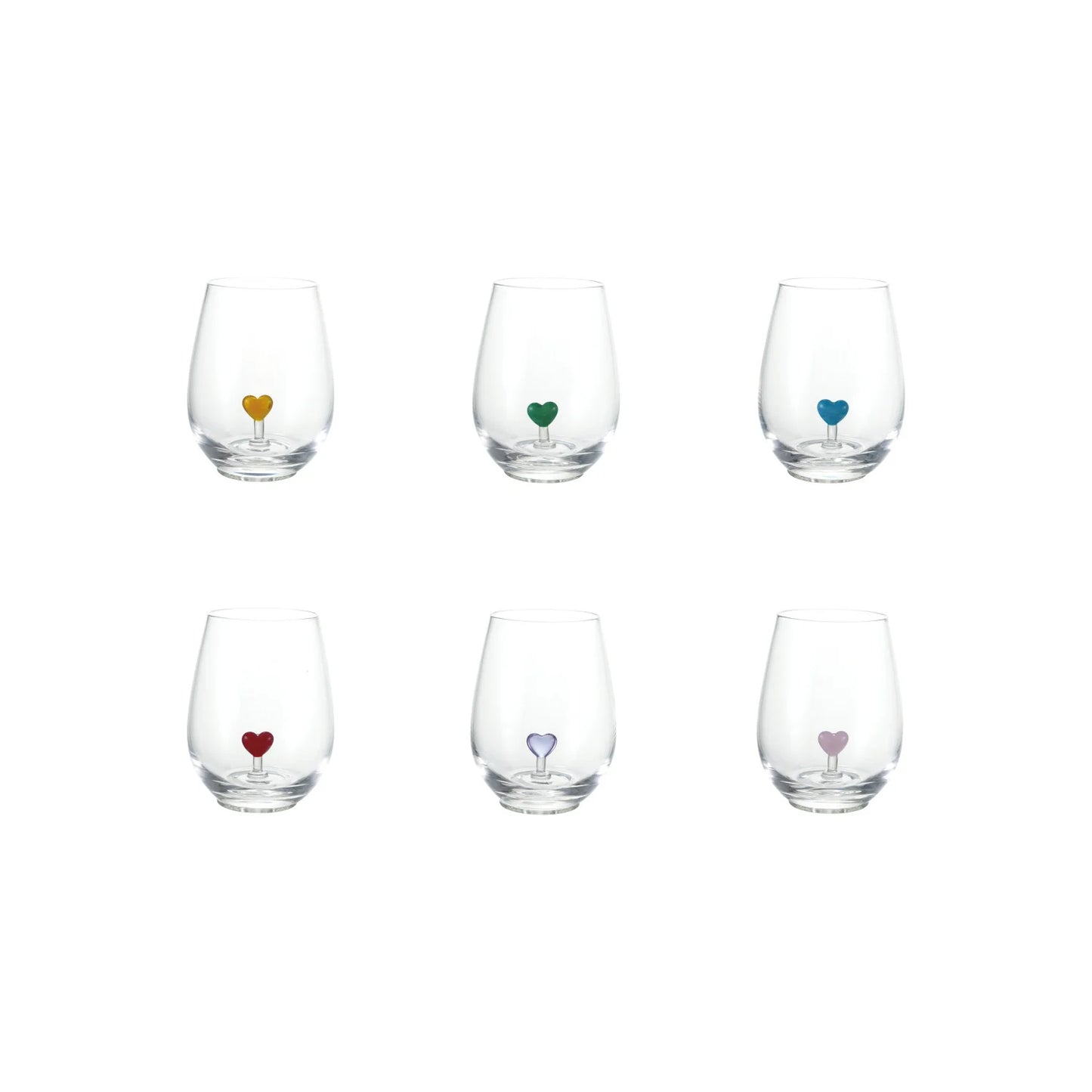 Heart Wine Glass