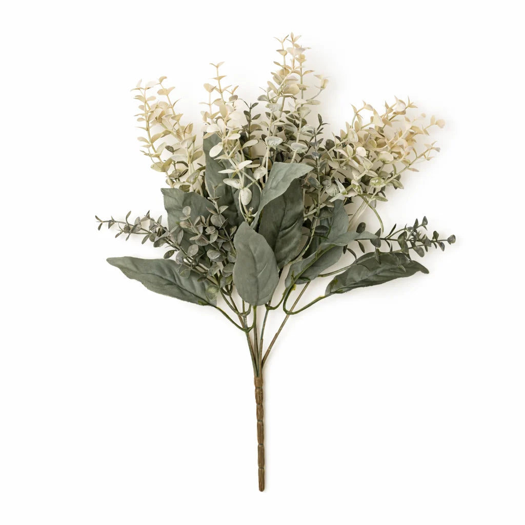 Faux Primrue Eucalyptus Spray