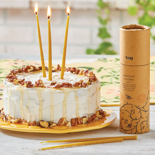 Beeswax Birthday Cake Candles