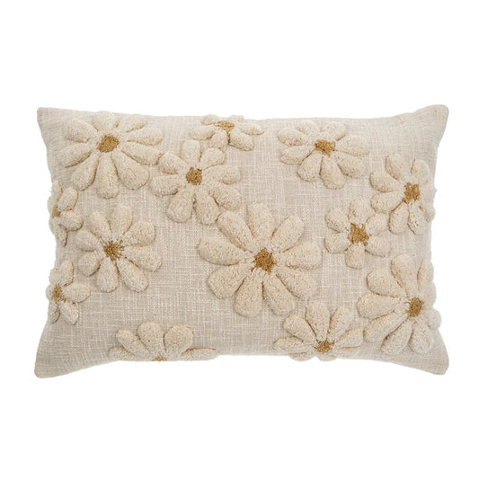 Tufted Daisy Pillow