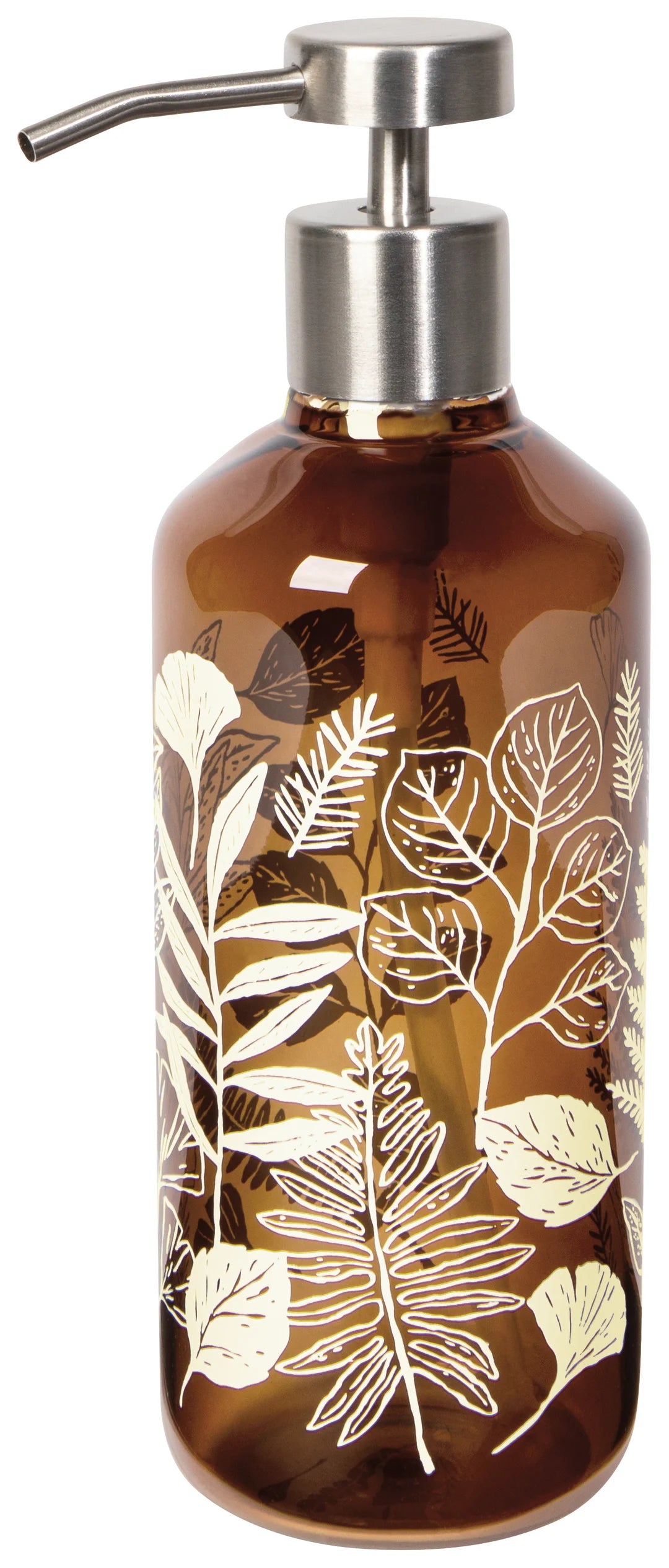 Fern & Frond Glass Soap Pump