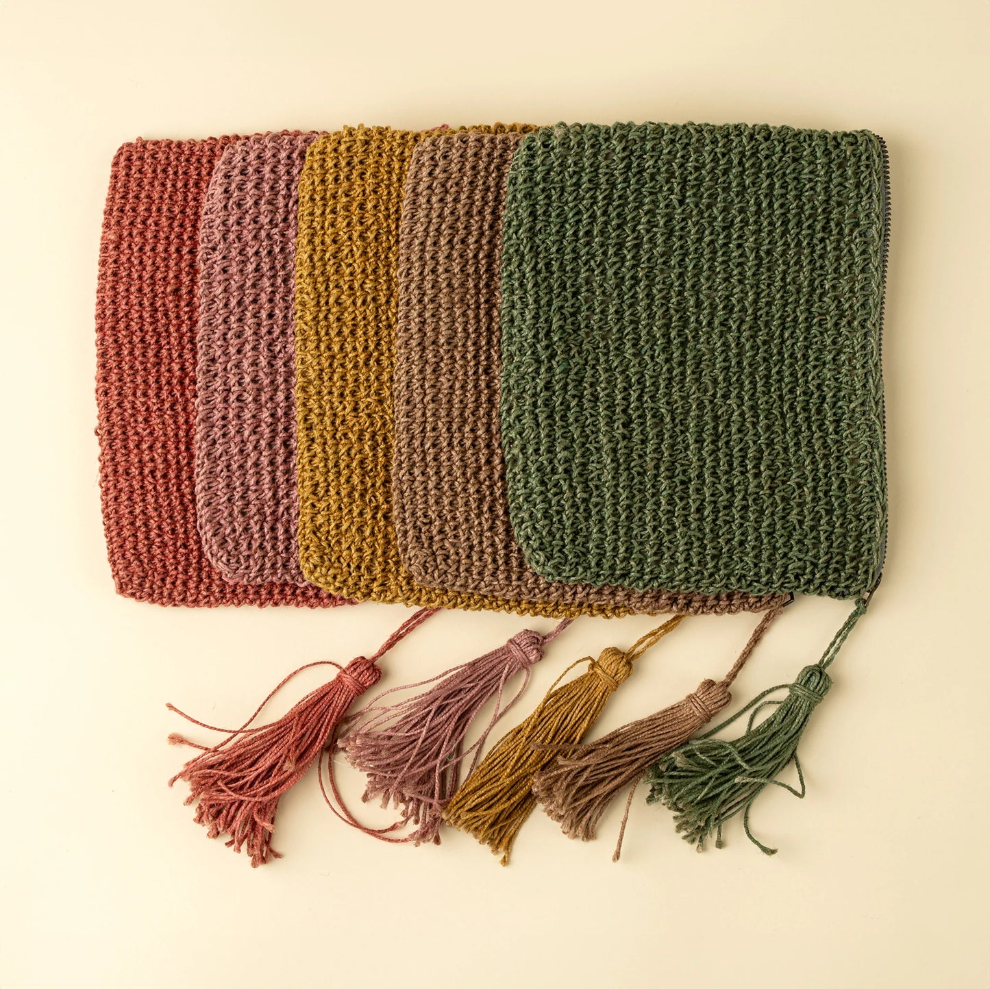 Lola Woven Jute Pouch