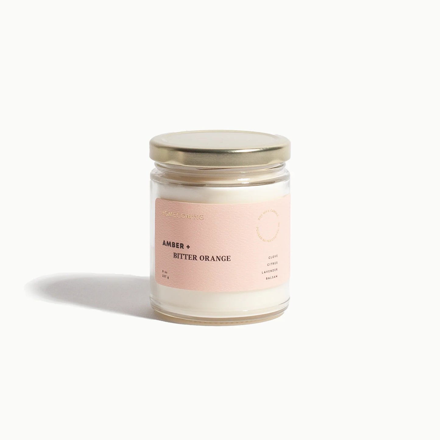 Amber + Bitter Orange Candle by Homecoming