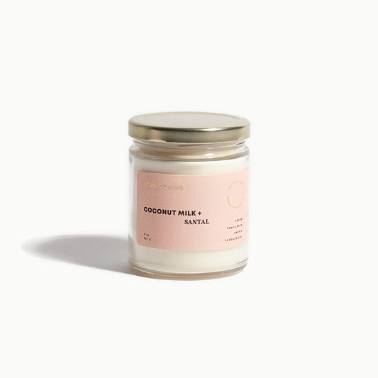 Coconut Milk + Santal Candle by Homecoming