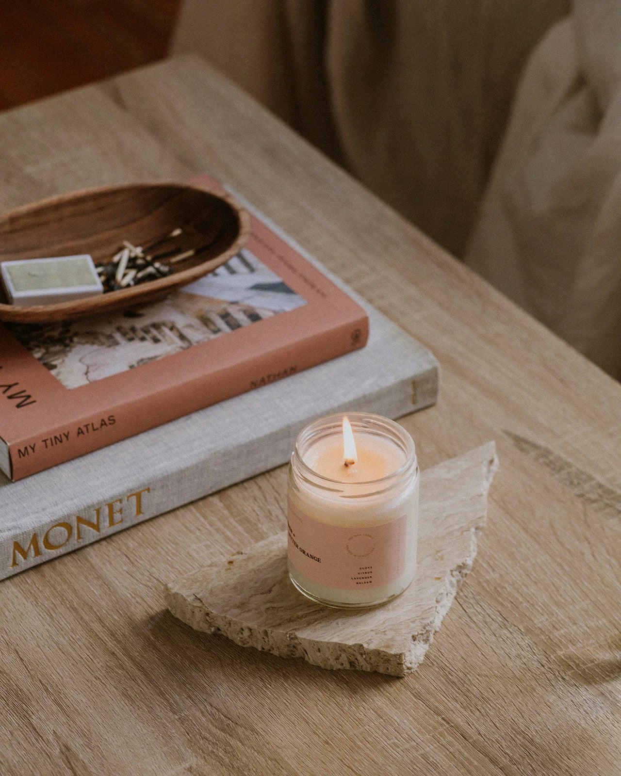 Amber + Bitter Orange Candle by Homecoming