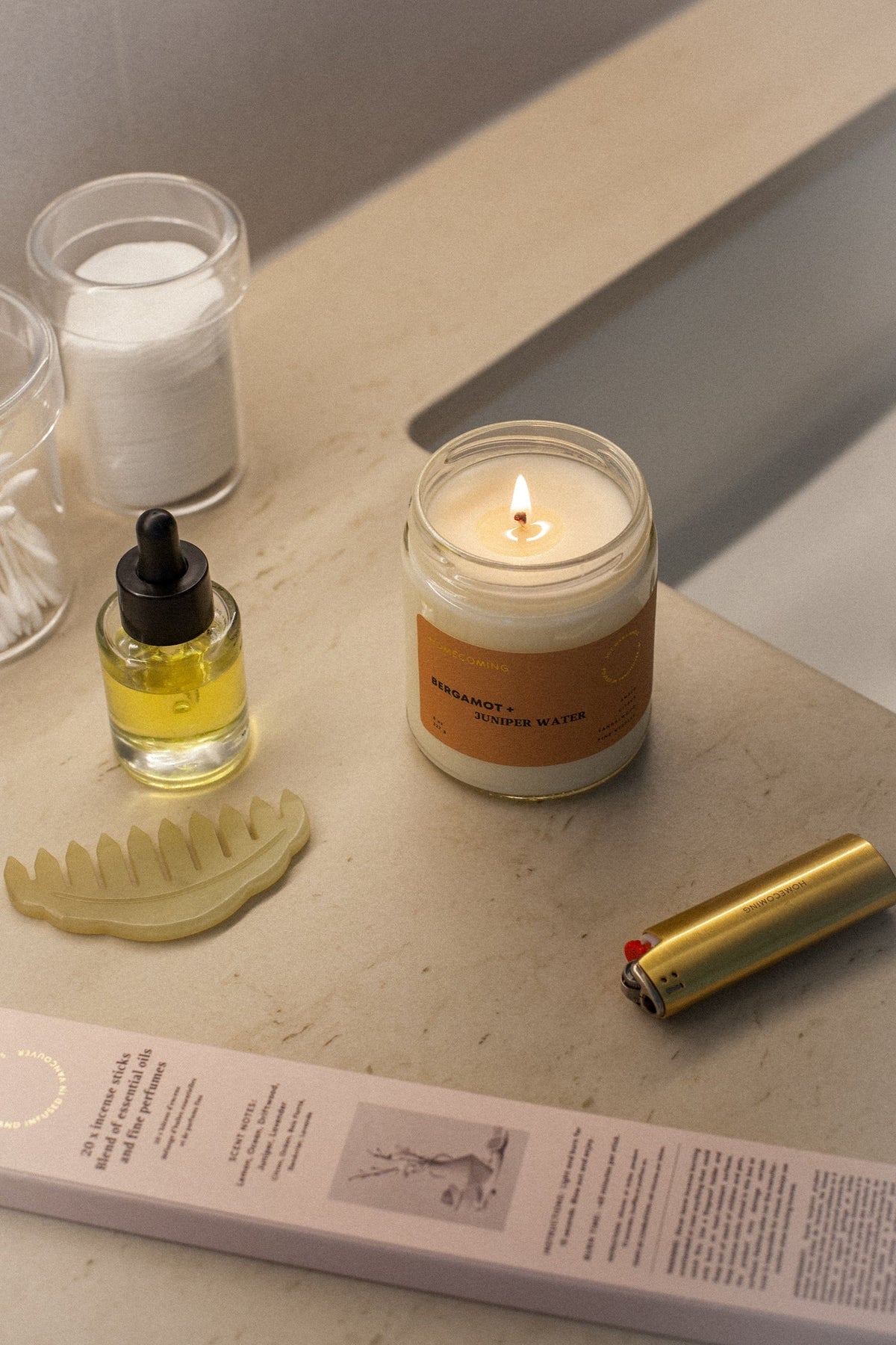 Bergamot and Juniper Water Candle