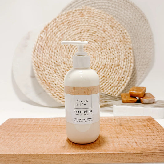 Salted Caramel Hand Lotion by Fresh Wife Co