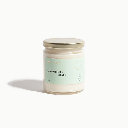 Lemon Rind + Honey Candle by Homecoming