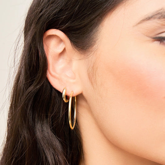Lily Hoop Earrings