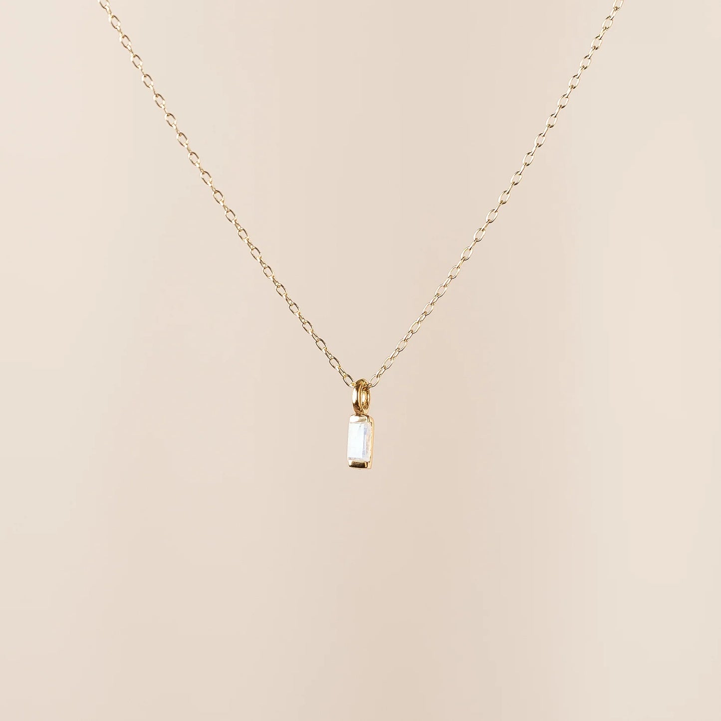 Moonstone Vesper Necklace