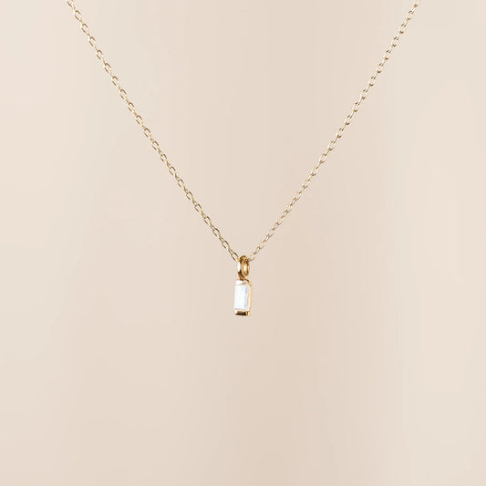 Moonstone Vesper Necklace