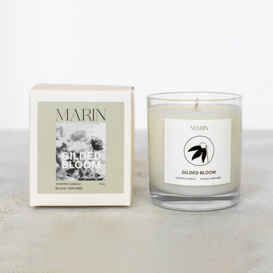 No. 2 Gilded Bloom Candle by Marin