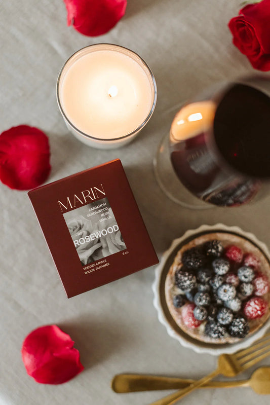 No.7 Rosewood Candle by Marin