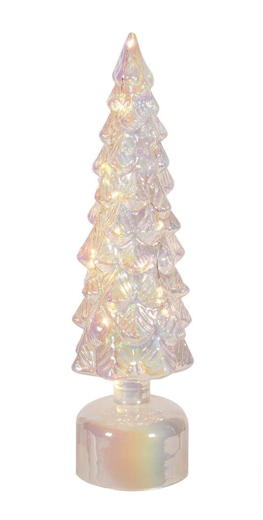 Iridescent Glass Swirl Tree