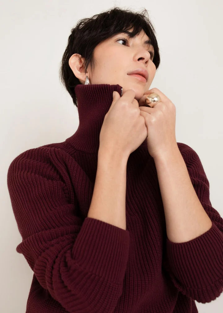 Devon Funnel Zip Sweater