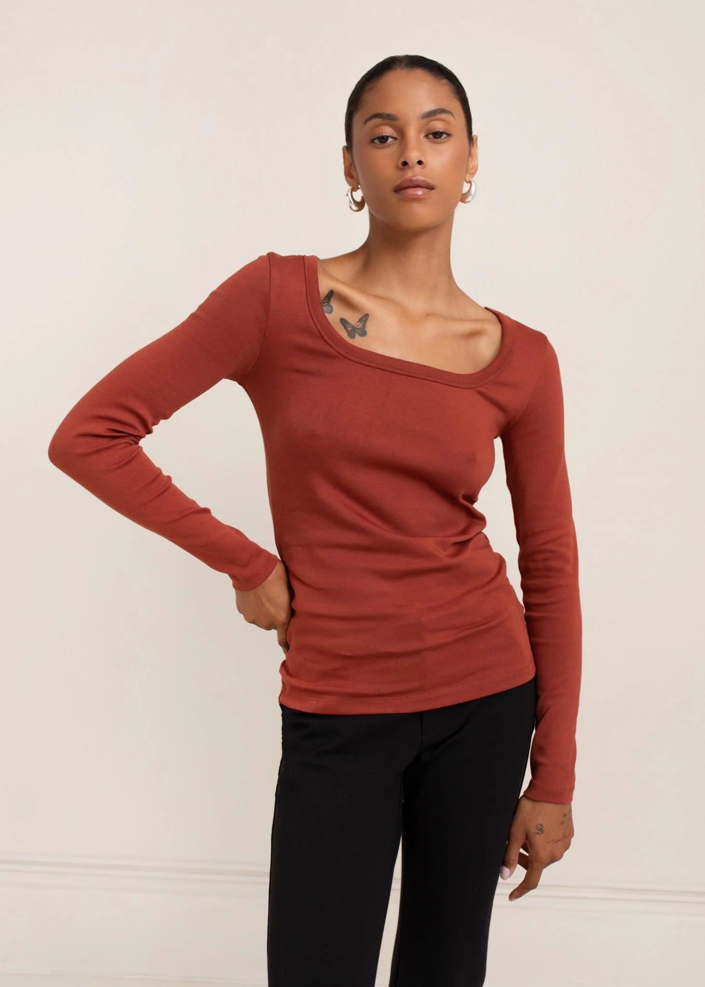 Toni Square Neck Top