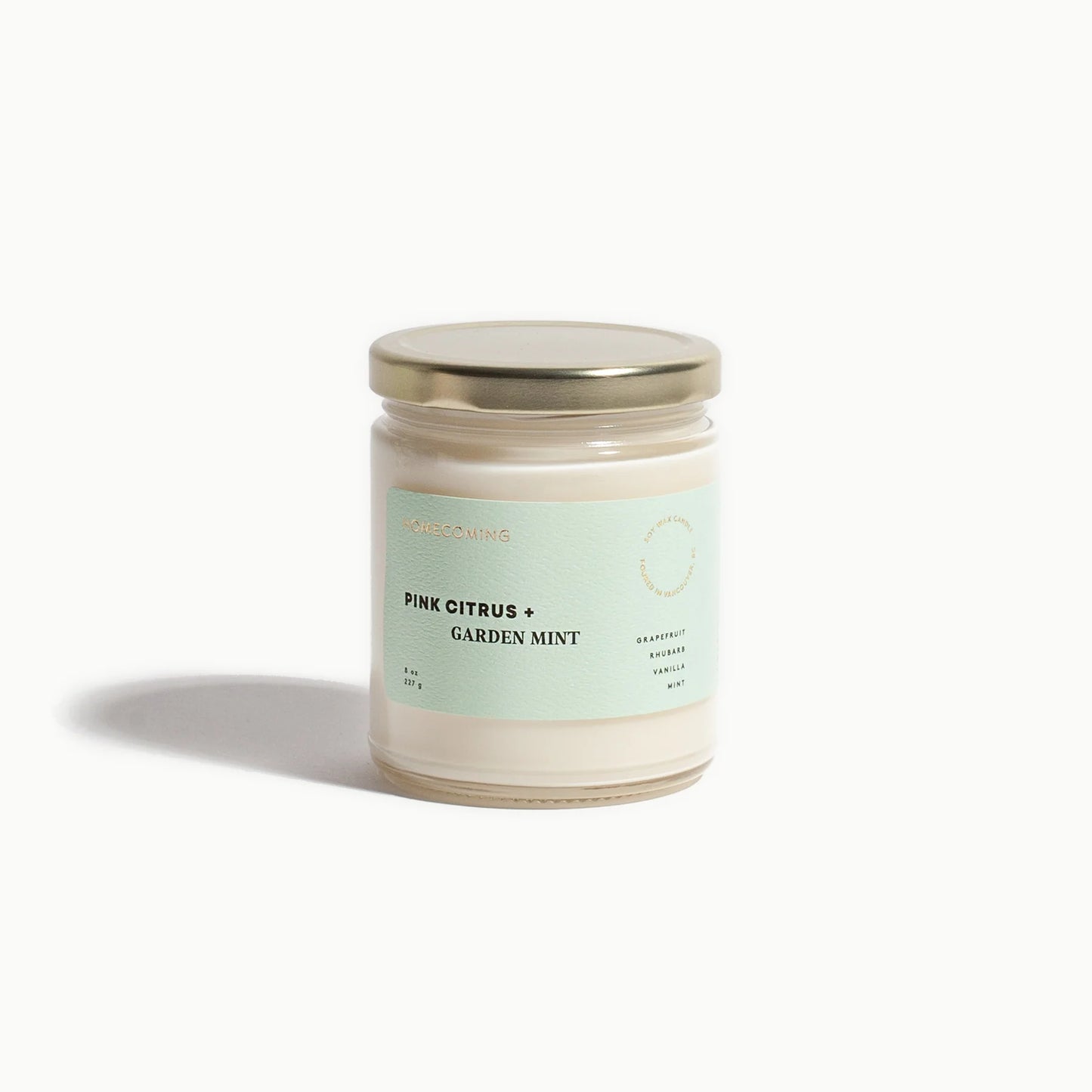 Pink Citrus + Garden Mint Candle by Homecoming