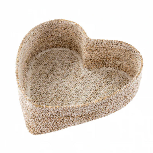 Heart Seagrass Basket