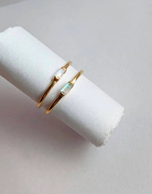 Labradorite Vesper Ring