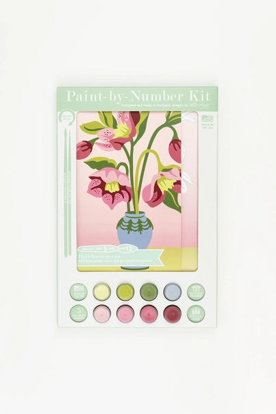 Hellebores in Vase Paint By Number Kit