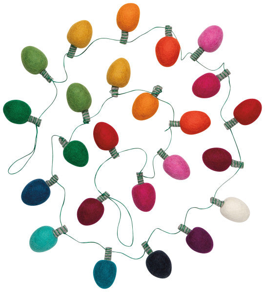 Felt Wool Christmas Garland