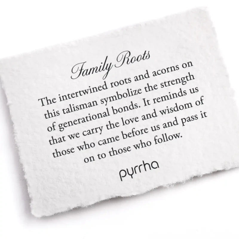 Family Roots Talisman Necklace by Pyrrha