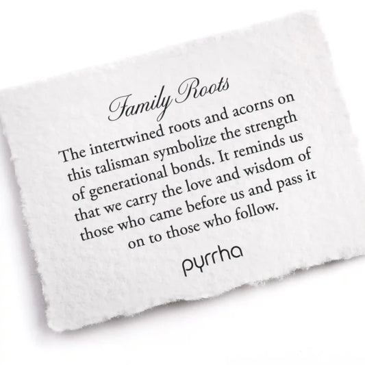Family Roots Talisman Necklace by Pyrrha
