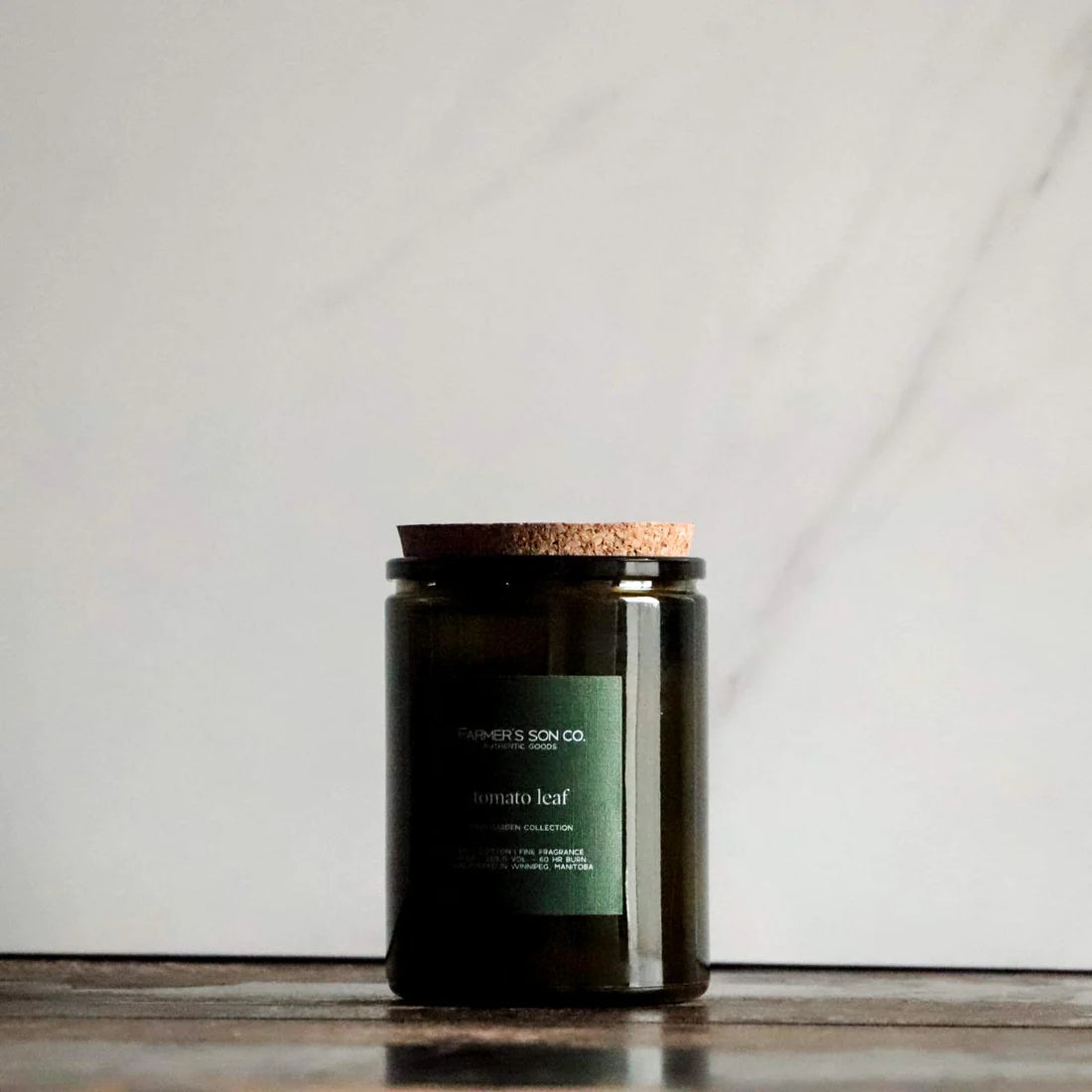 Tomato Leaf Candle by Farmer's Son