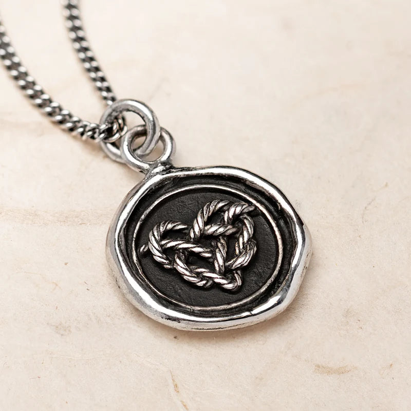 Love Knot Talisman Necklace by Pyrrha