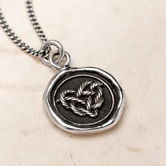 Love Knot Talisman Necklace by Pyrrha