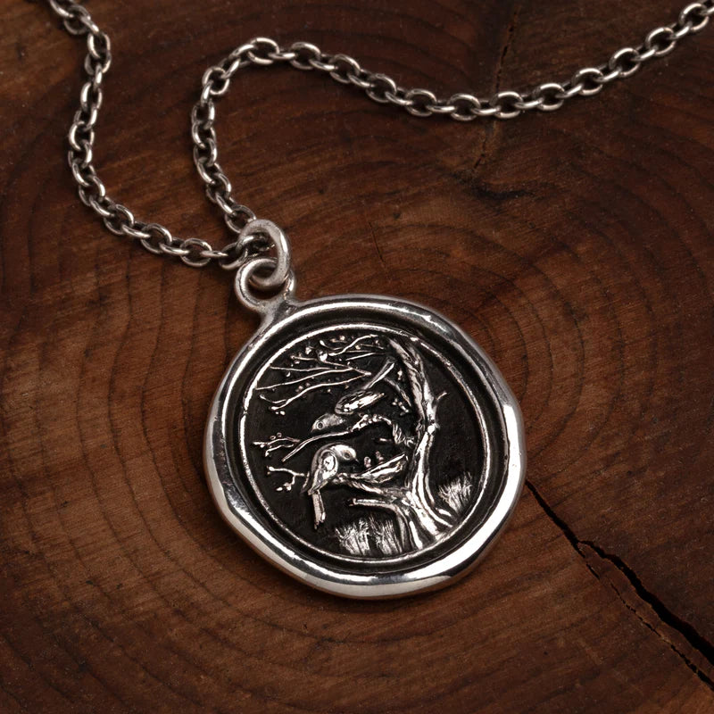Love Makes a Home Talisman Necklace by Pyrrha