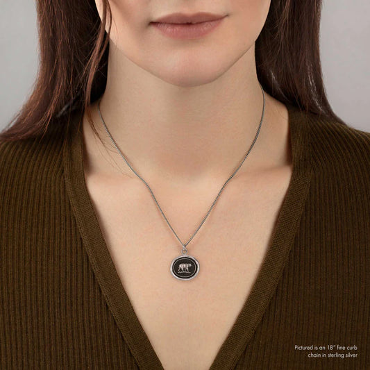Mother Bear Talisman Necklace by Pyrrha