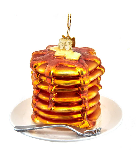 Nobel Gems Pancake Stack Glass Ornament
