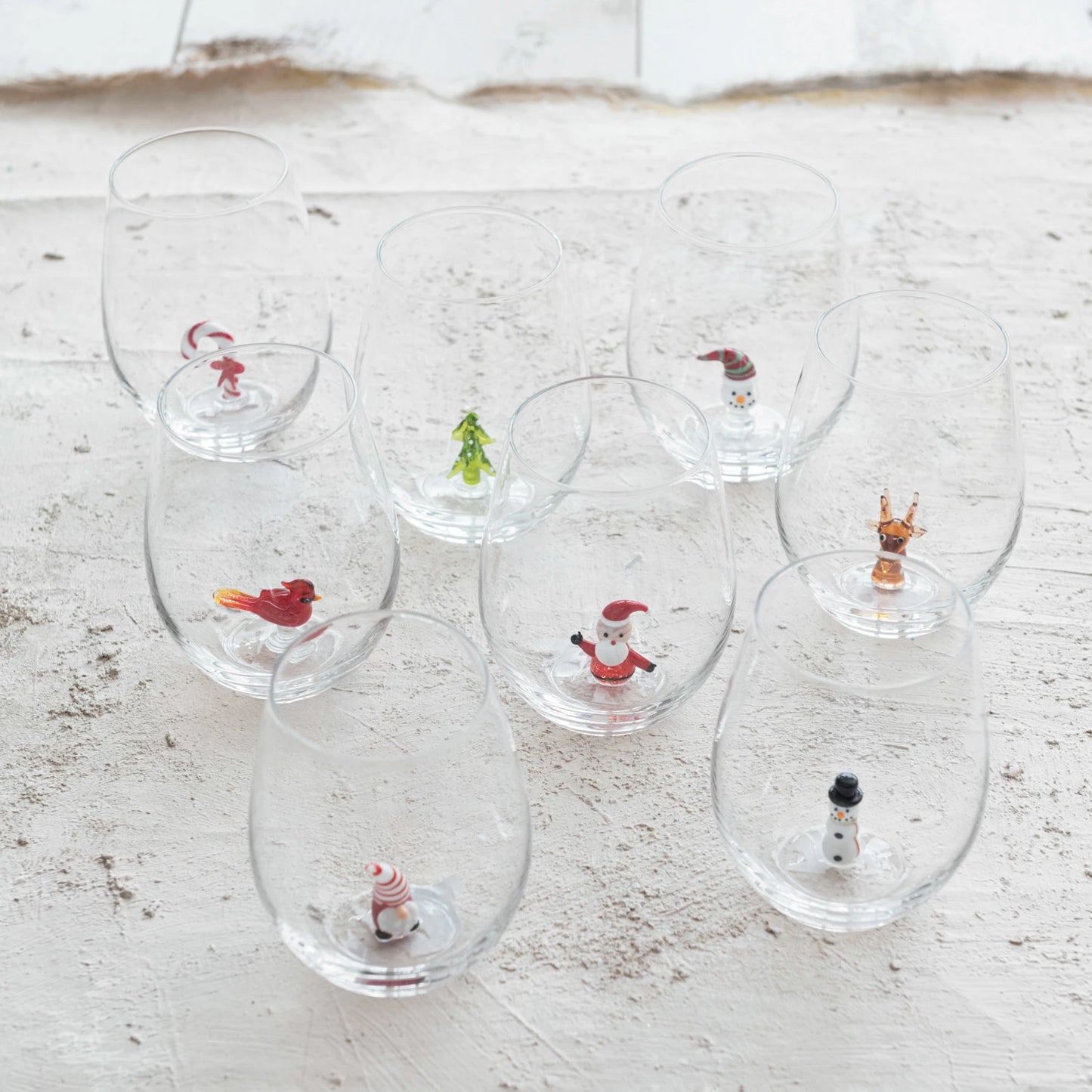 Holiday Wine Glasses