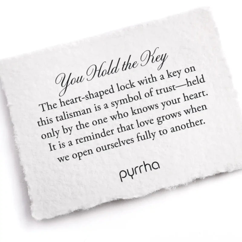 You Hold the Key Talisman Necklace by Pyrrha