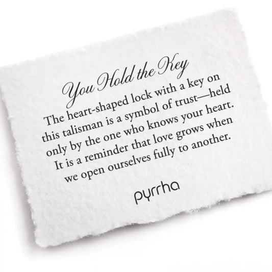 You Hold the Key Talisman Necklace by Pyrrha
