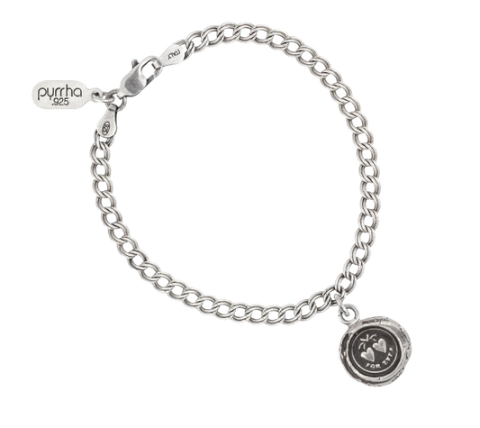 Hearts Talisman Chain Bracelet by Pyrrha