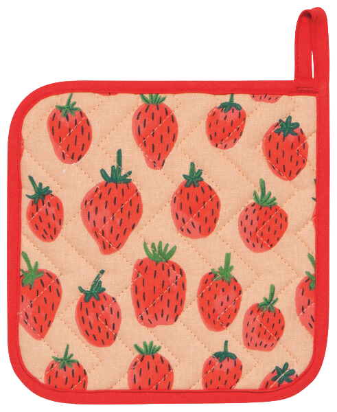 Berry Sweet Strawberry Potholder